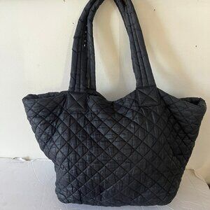 $275 MZ WALLACE MEDIUM METRO DELUXE TOTE BLACK BAG